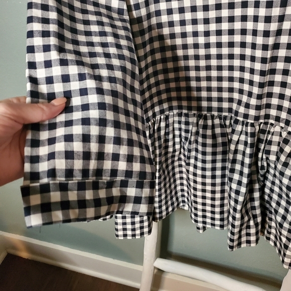 Victoria Beckham for Target check peplum top - Picture 4 of 14